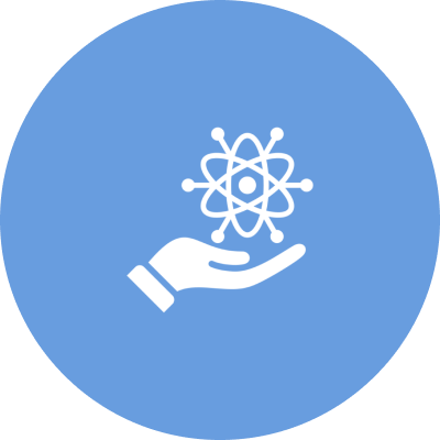 Atomic design in a circular frame