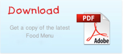 A red and white menu with the word " download ".